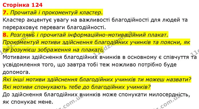 7. Прочитай і прокоментуй кластер. — ГДЗ Етика 6 клас Давидюк