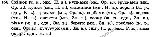 166 — ГДЗ Українська мова та читання 4 клас Захарійчук 2015