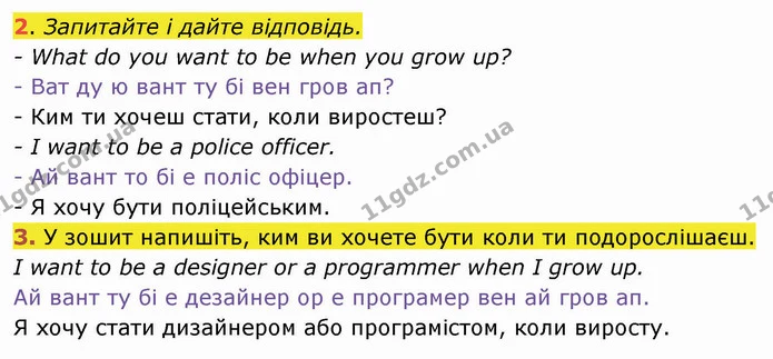 2. Запитайте і дайте відповідь. — ГДЗ Англійська мова 4 клас Мітчелл 2026