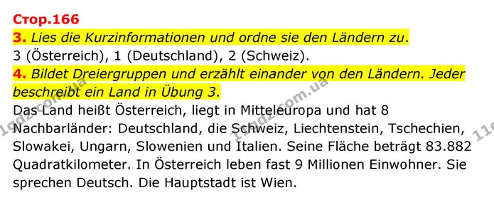 3. Lies die Kurzinformationen und ordne sie den Ländern zu. — ГДЗ Німецька мова 6 клас Сотникова 2 рік (2023)