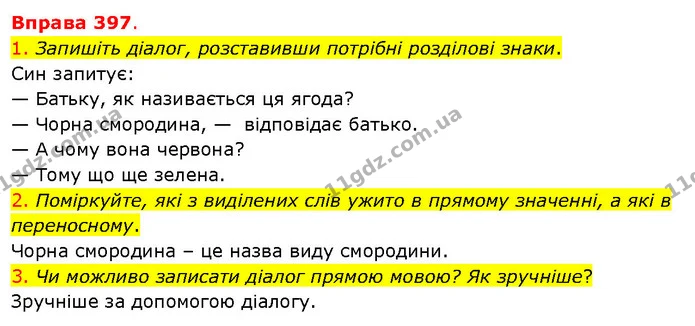 1. Запишіть діалог, розставивши потрібні розділові знаки. — ГДЗ Українська мова 5 клас Літвінова