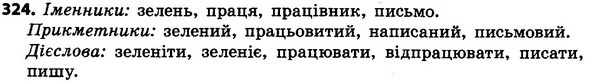324 — ГДЗ Українська мова 4 класс Гавриш, Маркотенко 2017