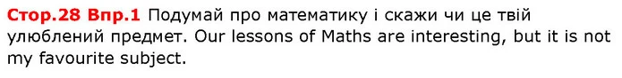 Стор. 28 — 1 — ГДЗ Англійська мова 5 клас Карпюк 2018 — ГДЗ Англійська мова 5 клас Карпюк 2018