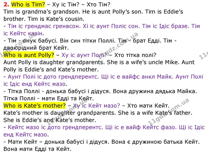 2. Who is Tim? – Ху іс Тім? – Хто Тім? — ГДЗ Англійська мова 3 клас Карпюк