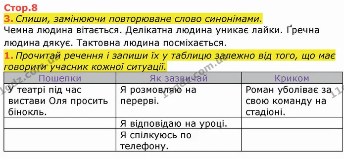 14. Прочитай. У якій послідовності потрібно розташувати частини, щоб вийшов текст? Пронумеруй їх. Обведи різними кольорами зачин — ГДЗ Робочий зошит Українська мова та читання 3 клас Большакова