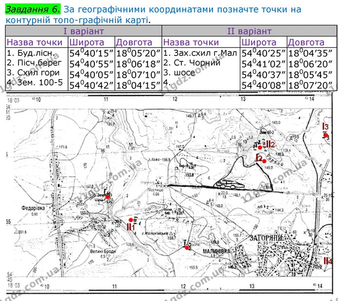 Пр.1 (6) — ГДЗ Зошит Географія 8 клас Топузов — ГДЗ Зошит Географія 8 клас Топузов