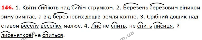 146 — ГДЗ Українська мова 5 клас Глазова 2018 — ГДЗ Українська мова 5 клас Глазова 2018