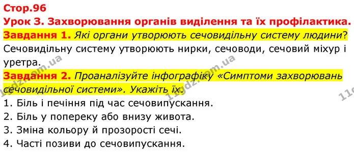 Стор. 96 — 1-2 — ГДЗ Робочий зошит біологія 8 клас Мирна — ГДЗ Робочий зошит біологія 8 клас Мирна
