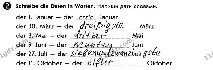 Стор. 50 — 2 — ГДЗ зошит Німецька мова 5 клас Сотникова 2018 — ГДЗ зошит Німецька мова 5 клас Сотникова 2018