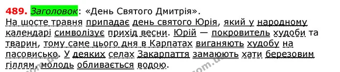 ГДЗ Українська мова 5 клас Єрмоленко 2018 — ГДЗ Українська мова 5 клас Єрмоленко 2018