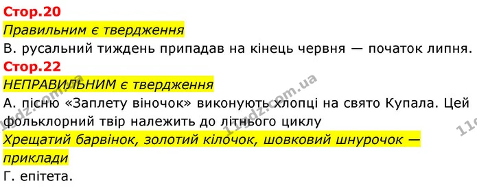 Стор. 20 — Стр.20-22 — ГДЗ Українська література 6 клас Авраменко 2023 — ГДЗ Українська література 6 клас Авраменко 2023