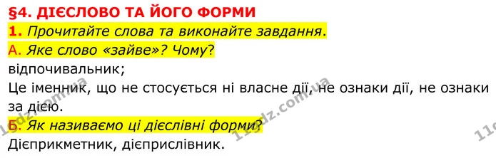 1. Прочитайте слова та виконайте завдання. — ГДЗ Українська мова 8 клас Авраменко