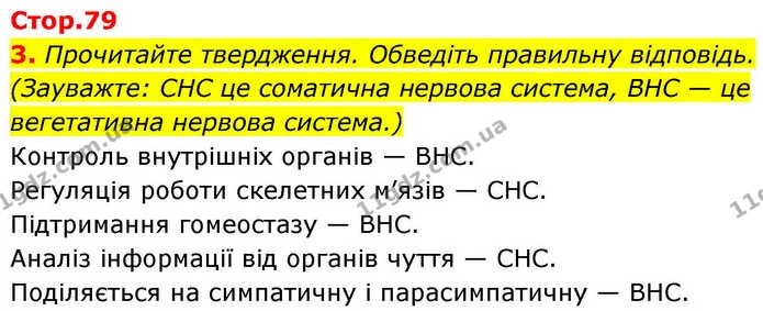 1. Позначте біля кожного правдивого твердження «+», біля хибного — «-». — частина 3 — ГДЗ Робочий зошит Біологія 8 клас Тагліна (2025)