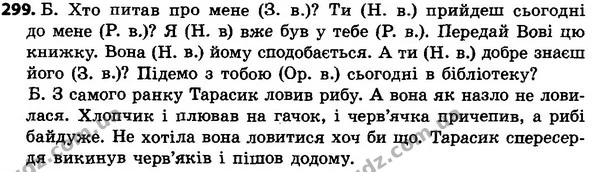 299 — ГДЗ Українська мова 4 класс Хорошковська, Воскресенська 2015
