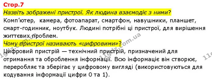 Назвіть зображені пристрої. Як людина взаємодіє з ними? — ГДЗ Я досліджую світ 3 клас Гільберг 1-2 ч.