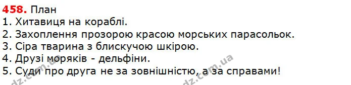 458 — ГДЗ Українська мова 5 клас Глазова 2018 — ГДЗ Українська мова 5 клас Глазова 2018