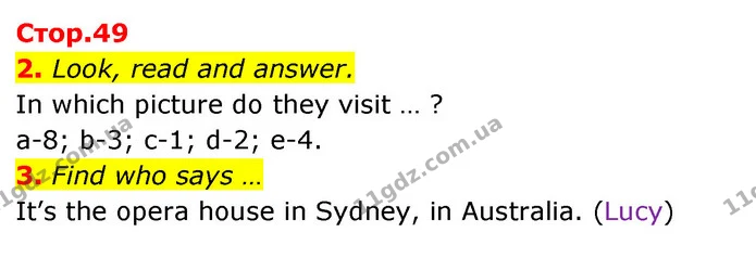 2. Look, read and answer. — ГДЗ Англійська мова 4 клас Пухта
