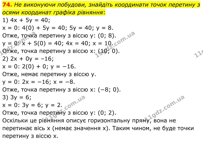 74 — ГДЗ Алгебра 8 клас Істер