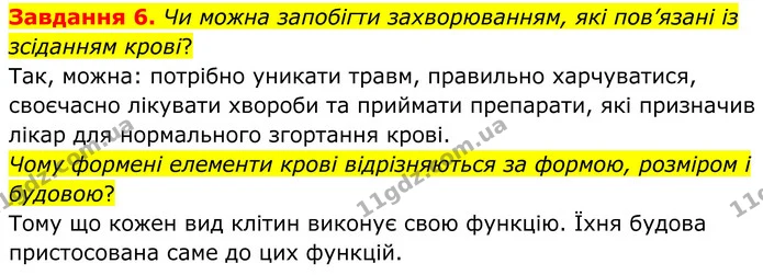 Стор. 71 — 6 — ГДЗ Робочий зошит біологія 8 клас Мирна — ГДЗ Робочий зошит біологія 8 клас Мирна