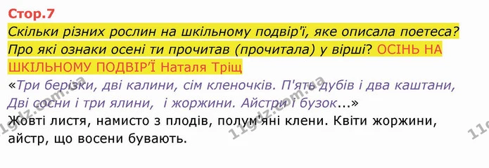 Скільки різних рослин на шкільному подвір'ї, яке описала поетеса? — ГДЗ Українська мова 4 клас Вашуленко 2021 2 частина