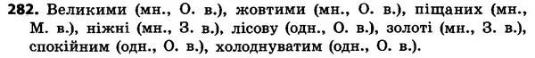 282 — ГДЗ Українська мова 4 класс Гавриш, Маркотенко 2017