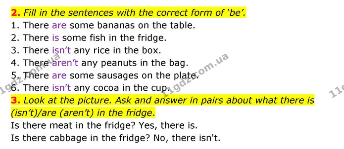 2. Fill in the sentences with the correct form of ‘be’. — ГДЗ Зошит з граматики Англійська мова 5 клас Карпюк 2022