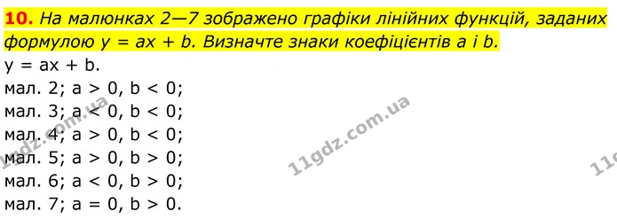 10 — ГДЗ Алгебра 7 клас Тарасенкова 2024