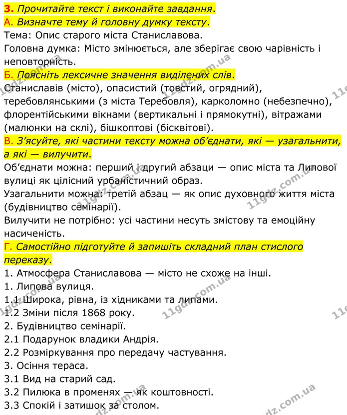 §40 (3А-Г) — ГДЗ Українська мова 8 клас Авраменко — ГДЗ Українська мова 8 клас Авраменко