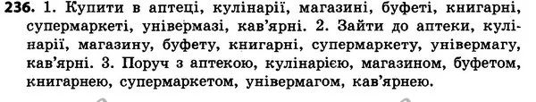 236 — ГДЗ Українська мова 4 класс Гавриш, Маркотенко 2017