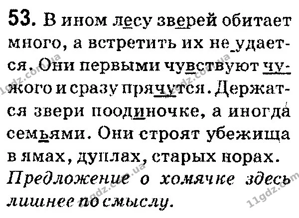 53 — ГДЗ Русский язык 4 класс Сильнова, Каневская 2015
