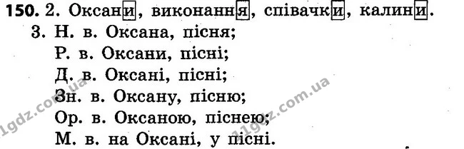 150 — ГДЗ Українська мова 4 клас Варзацька