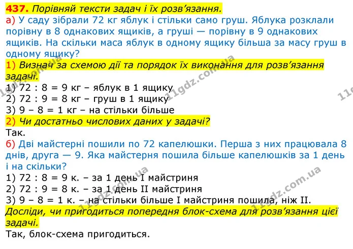 437. Перевір, що дії множення і ділення взаємообернені. Повтори табличні випадки множення і ділення. — ГДЗ Математика 3 клас Заїка 1-2 ч.