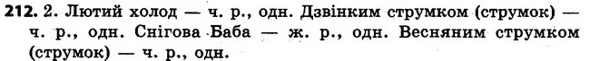212 — ГДЗ Українська мова 4 клас Варзацька