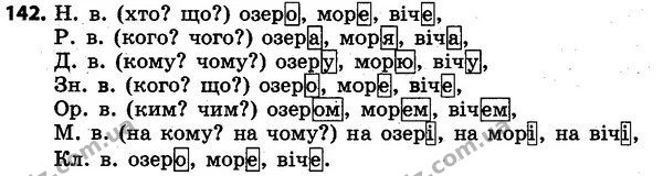 142 — ГДЗ Українська мова та читання 4 клас Захарійчук 2015