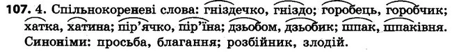 107 — ГДЗ Українська мова 4 клас Варзацька