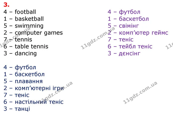 Стор. 21 — 3 — ГДЗ Англійська мова 3 клас Карпюк — ГДЗ Англійська мова 3 клас Карпюк