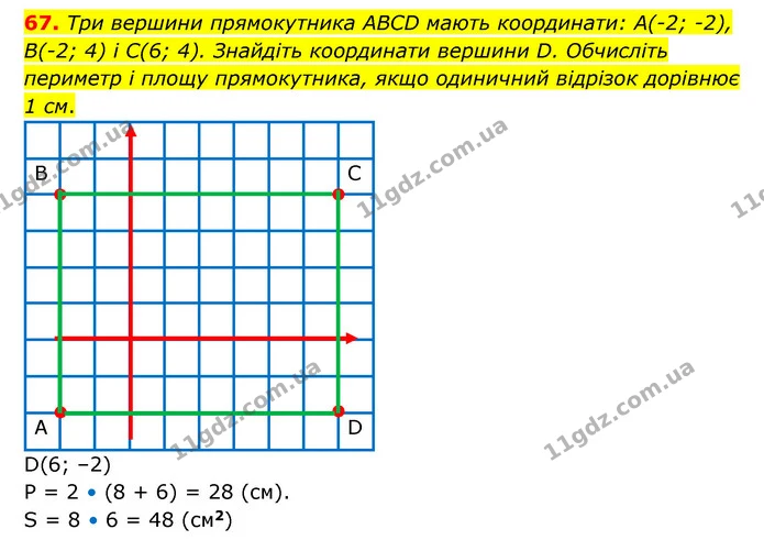 67 — ГДЗ Математика 6 клас Тарасенкова 2023 1-2 ч.