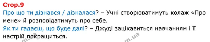 Про що ти дізнався / дізналася? – Учні створюватимуть колаж «Про мене» й розповідатимуть про себе. — ГДЗ Українська мова та читання 4 клас Большакова