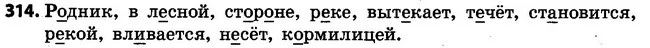 314 — ГДЗ Русский язык 4 класс Самонова, Стативка 2015