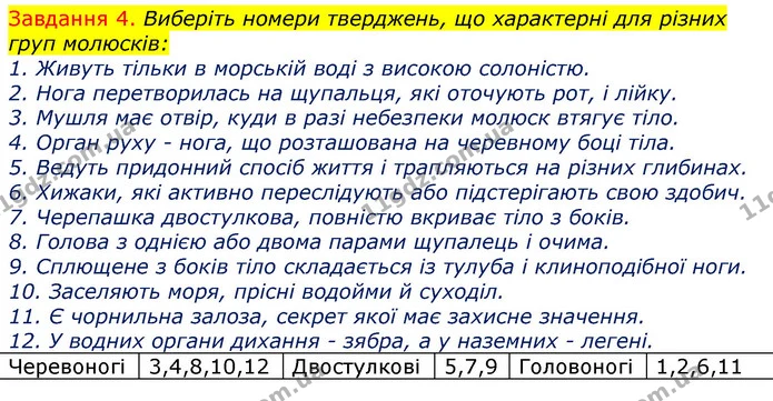 Стор. 35 — 4 — ГДЗ Робочий зошит з Біології 7 клас Яременко — ГДЗ Робочий зошит з Біології 7 клас Яременко