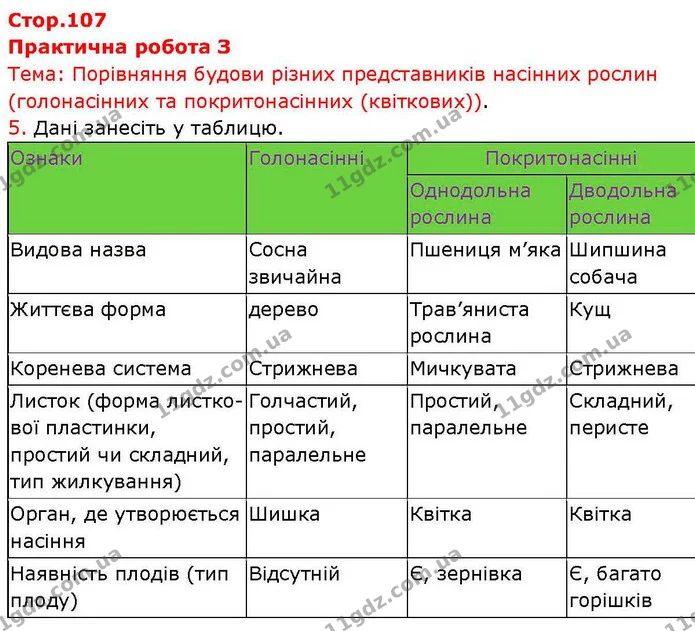Пр.3 (1) — ГДЗ робочий зошит Біологія 7 клас Кулініч — ГДЗ робочий зошит Біологія 7 клас Кулініч