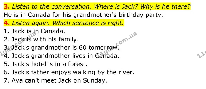 2. Complete the sentences with the words in bold from Exercise 1. — ГДЗ Робочий зошит Англійська мова 5 клас Коста (prepare 5)