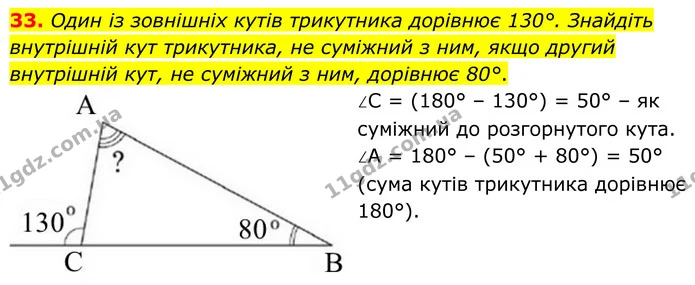 33 — ГДЗ Геометрія 8 клас Істер