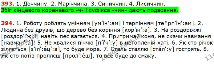 393-394 — ГДЗ Українська мова 5 клас Глазова 2018 — ГДЗ Українська мова 5 клас Глазова 2018
