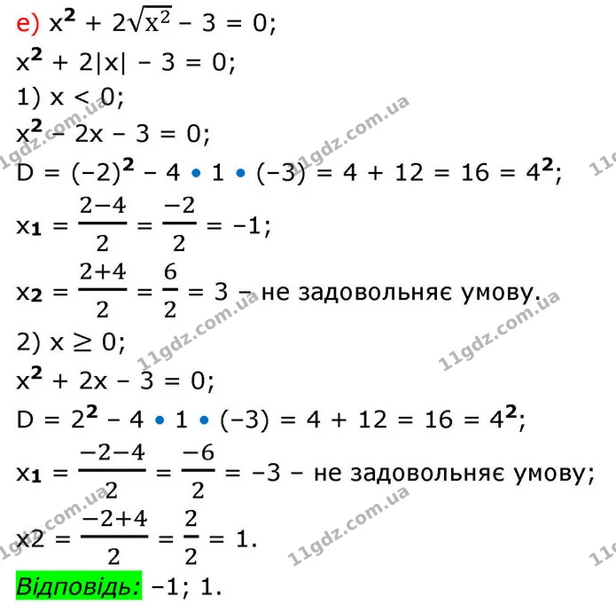 995 (е) — ГДЗ Алгебра 8 клас Бевз — ГДЗ Алгебра 8 клас Бевз