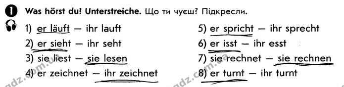 Стор. 35 — 1 — ГДЗ зошит Німецька мова 5 клас Сотникова 2018 — ГДЗ зошит Німецька мова 5 клас Сотникова 2018