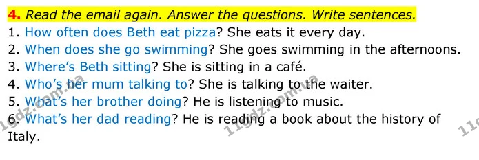 2. Complete the table with the words from Exercise 1. — ГДЗ Робочий зошит Англійська мова 5 клас Коста (prepare 5)