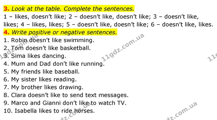 2. Match to make sentences. — ГДЗ Робочий зошит Англійська мова 5 клас Коста (prepare 5)