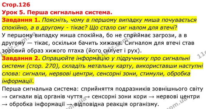 Стор. 126 — 1-2 — ГДЗ Робочий зошит біологія 8 клас Мирна — ГДЗ Робочий зошит біологія 8 клас Мирна