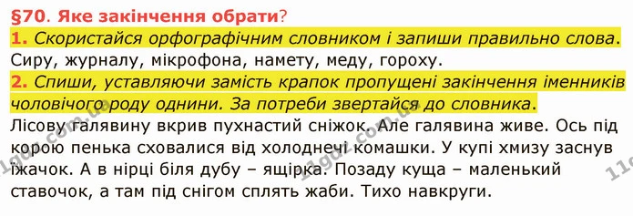1. Скористайся орфографічним словником і запиши правильно слова. — ГДЗ Українська мова та читання 4 клас Остапенко 1 ч.